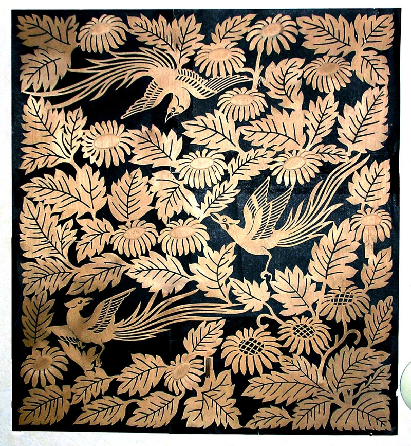 Decorative wood wall panel Imperial Garden